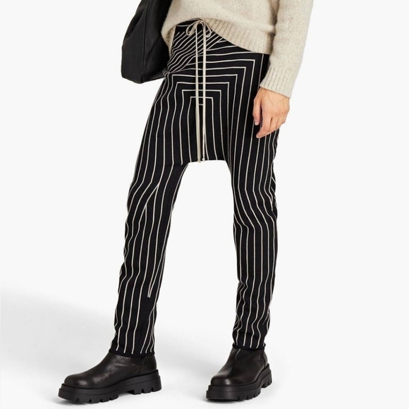 Rick Owens Other - Rick Owens Jason pantaloni in Maglia Wool-Blend jogger pants